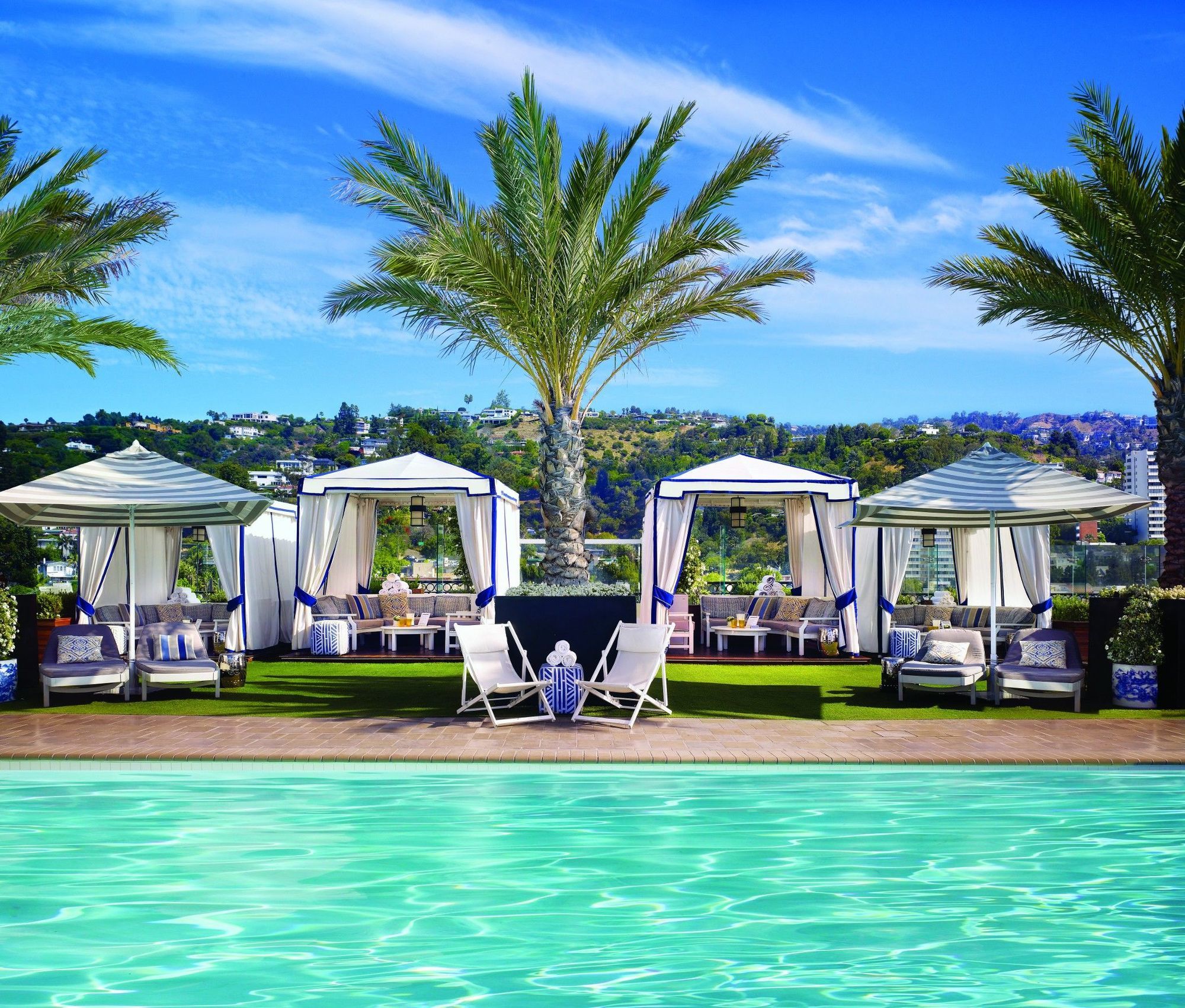 The London West Hollywood At Beverly Hills Zařízení fotografie The pool at the Beverly Hills Hotel